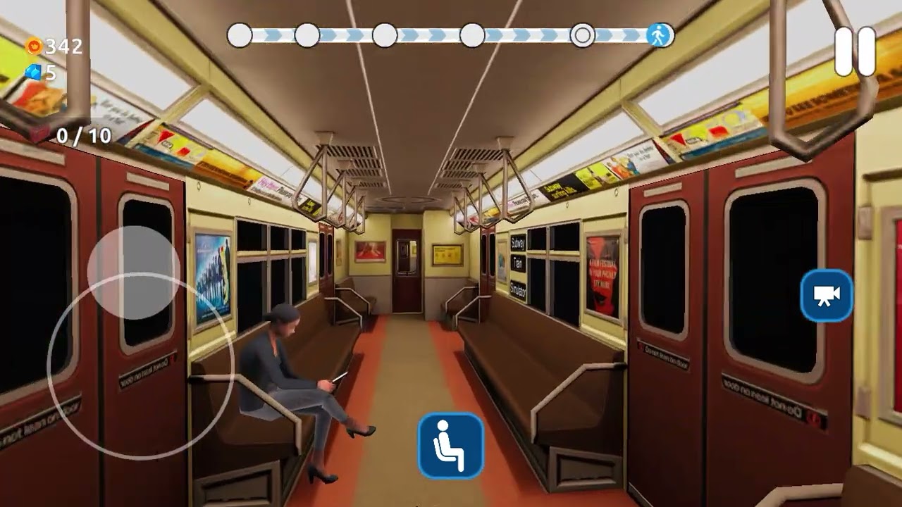 Режим пассажира американского метро 1 и 2 линия