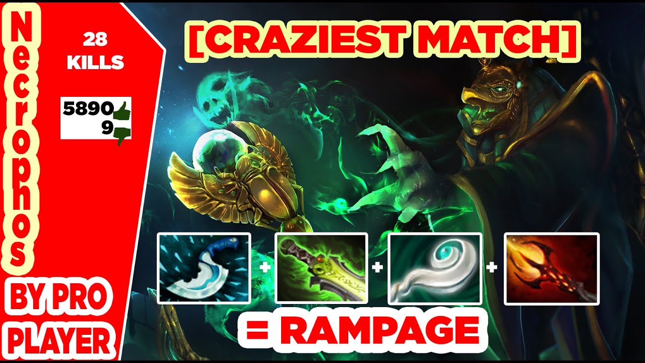 Necrophos Dota 2 Guide [Craziest Match] 28 kills and Got Rampage in 25 ...