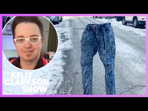 Chicago Man Uses Frozen Pants To Claim His Parking Spot