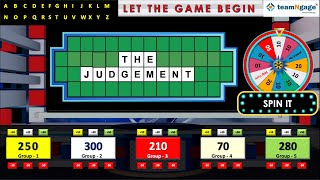 The Judgement | Game of Decision, communication, strategy |Virtual Hybrid Online Employee Engagement