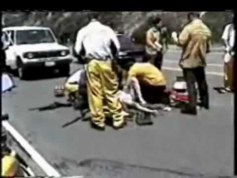 motorcycle crash scene malibu
