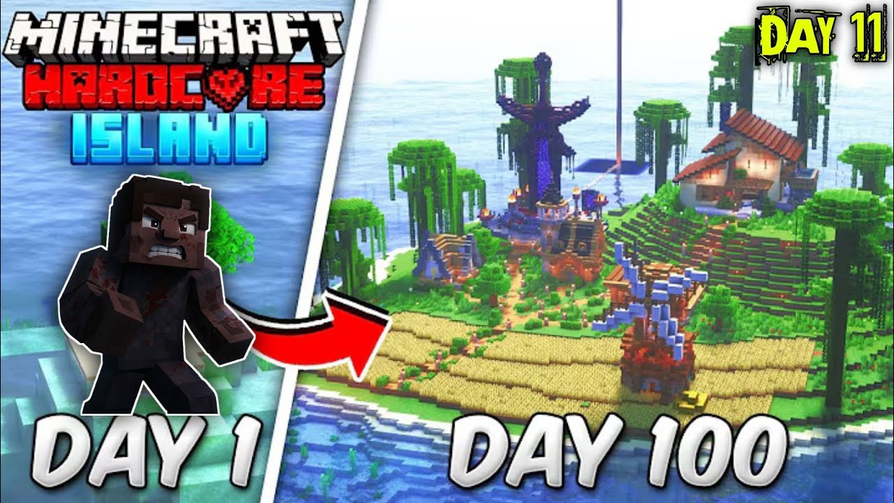 Minecraft Survival 100 Days Minecraft Minecraft Challenge Minecraft Gameplay Minecraft Let's Play