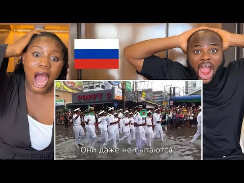 First time Reacting to Русские моряки показали как нужно маршировать Парад в Тайланде