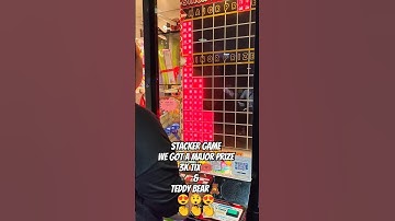 [STACKER GAME] Won Major prize Congrats 🤟😲 3k-tickets+Teddybear Noice 👏👏😍😁 #stackers #shorts #viral