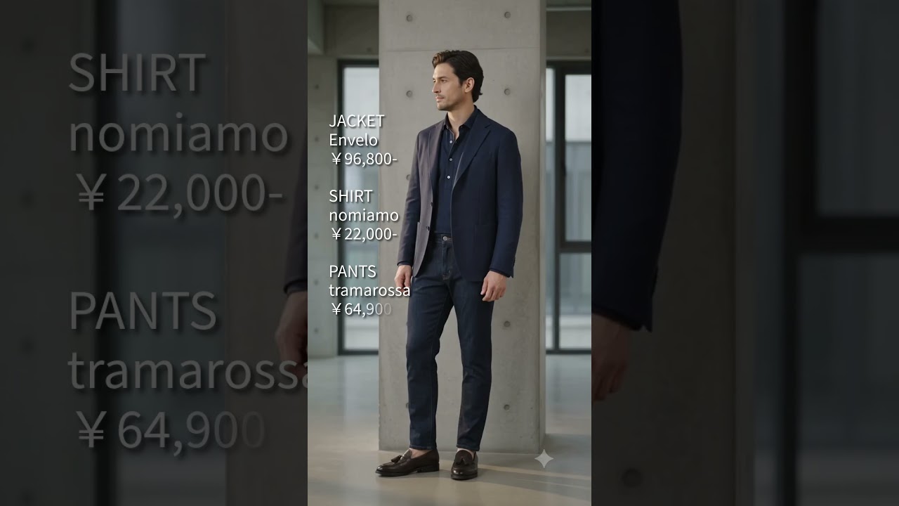 tramarossa トラマロッサ メンズ LEONARDO 30 ZIP SS BLUE R-ELAX