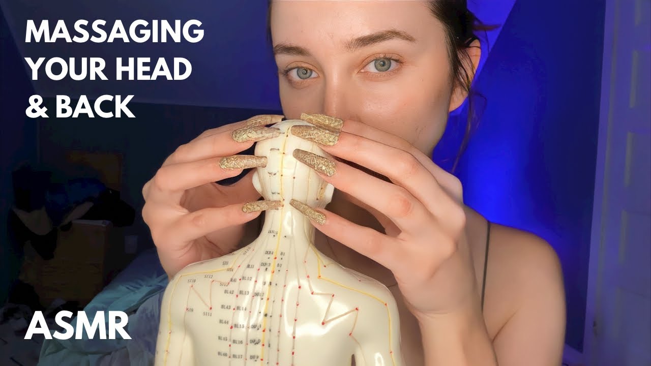 ASMR ✨Getting Rid of Your Headache & Sore Back ❤️ (personal attention, massage, whispered)