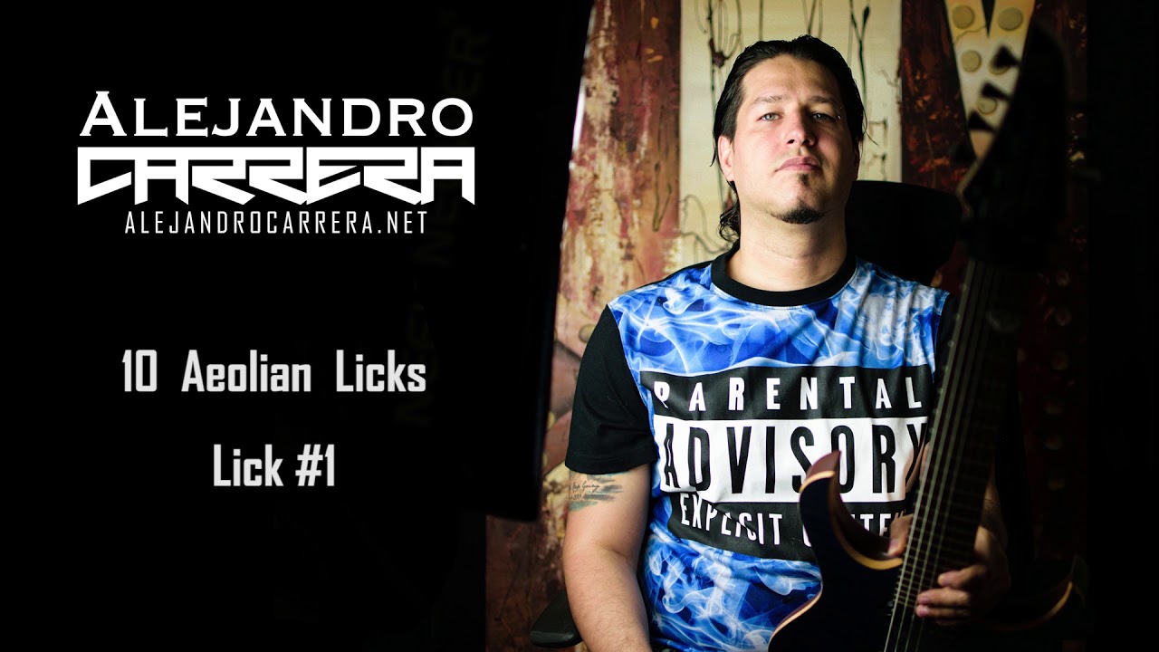 10 Aeolian Licks Package - Alejandro Carrera