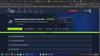 Tryhackme - Vulnerability Scanner Overview - بالعربي