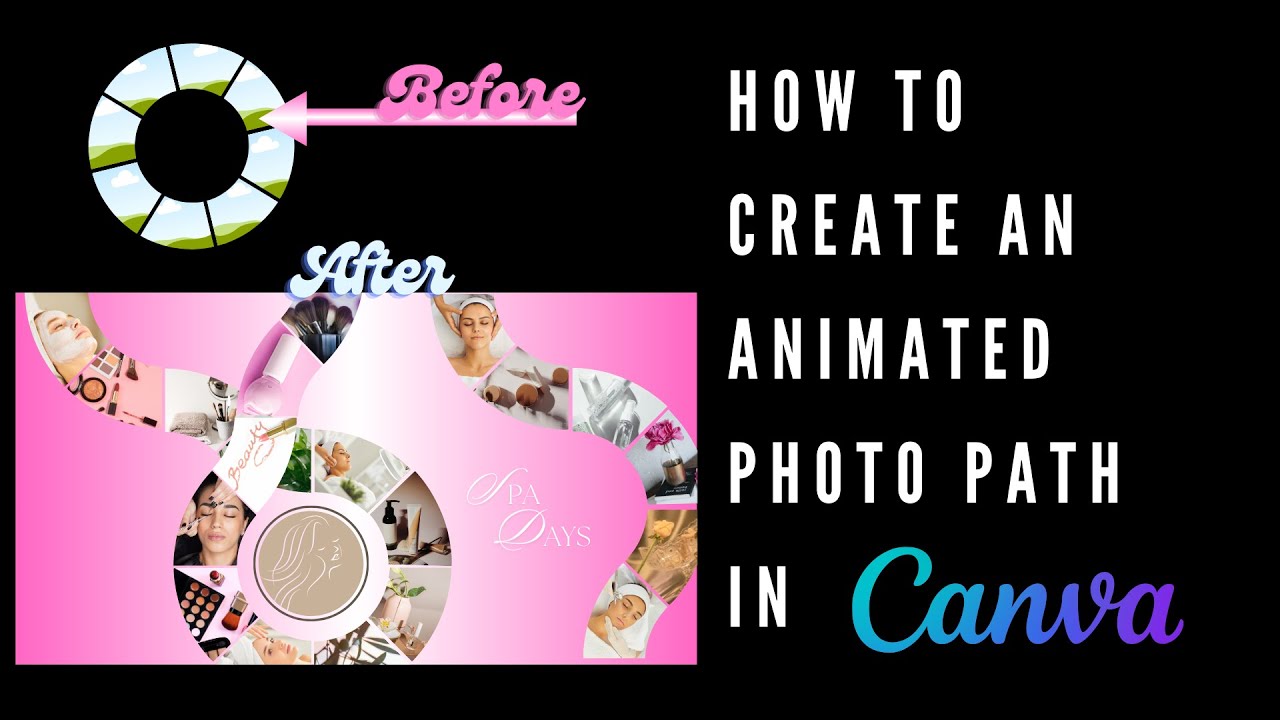 How to Create an Animated Photo Path in Canva - YouTube