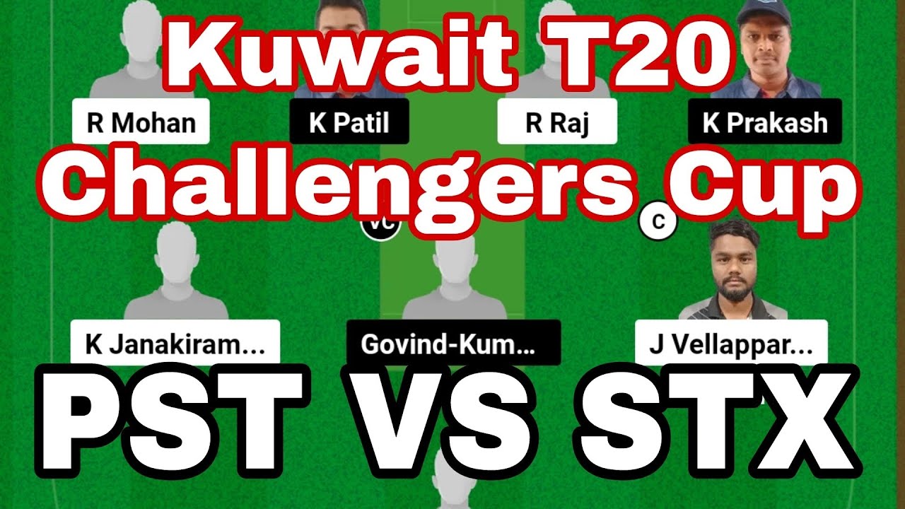PST VS STX Kuwait T20 Challengers Cup 11TH Matchpst vs stx Kuwait T20