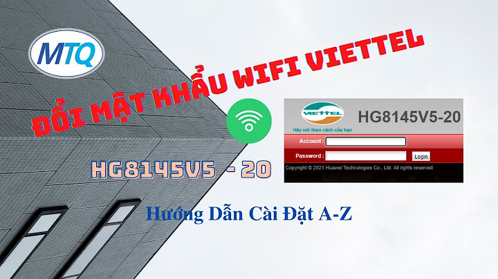 Hướng dẫn cài đặt lai router wifi viettel