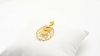 Ottoman Gold Coin Pendant 5292