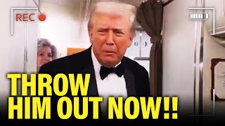 Trump PANICS on AIR FORCE ONE as Files CRUSH HIS TERM!!!