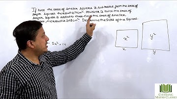 Class 10-Quadratic Equations-Applications-Rd Sharma, Ex 4.11 Example-6, Area related questions.