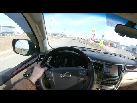 Руль Лексус ЛХ 570 ночью