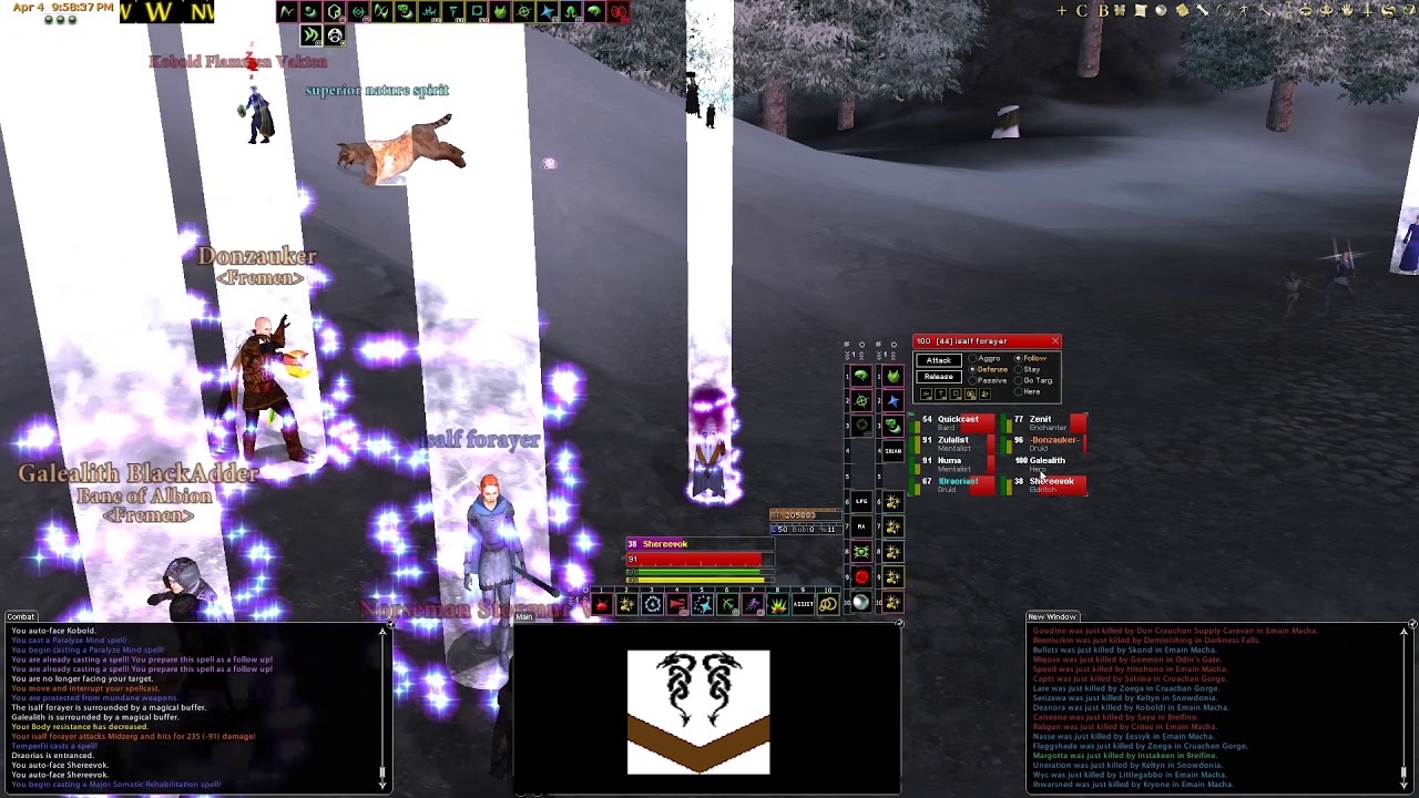 DAoC Phoenix Freeshard - Zulalist Mentalist POV