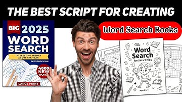The Best Method for Creating Word Search Books on Amazon Kindle