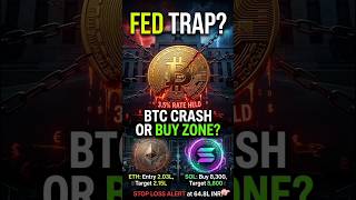 FED TRAP or BUY Zone? 🚨 BTC &amp; Crypto Market Crash! 📉 #BajariCrypto #cryptonewshindi