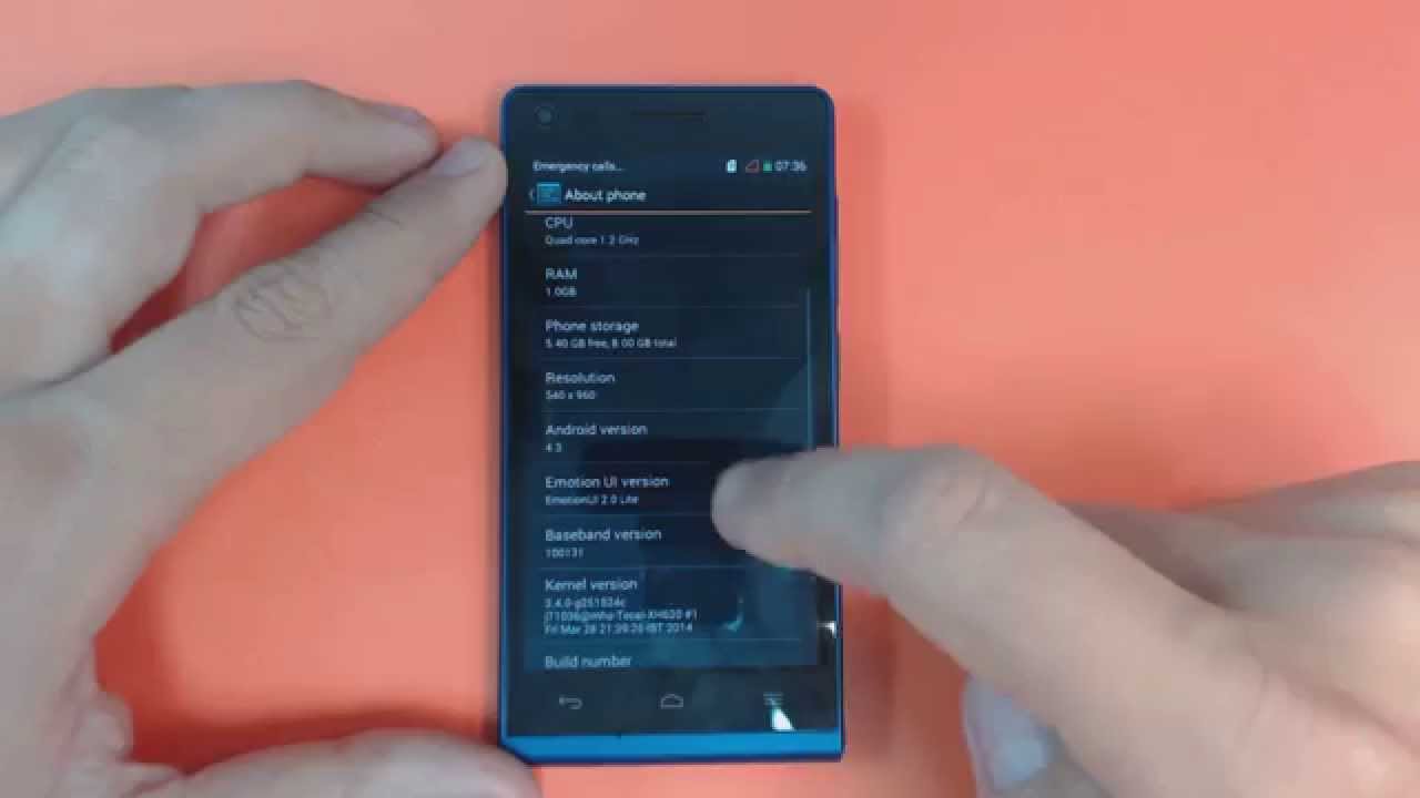 Orange Gova hard reset