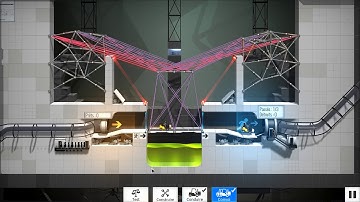 Bridge Constructor Portal level 58