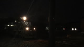 NS 6084 SD40-2 Flies By On DW02 w/ MOW Car!