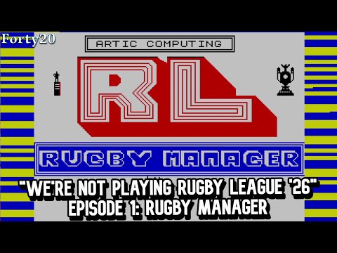 Rugby Manager on the ZX Spectrum - 