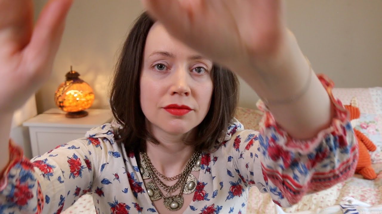 ASMR FACE TOUCHING | Hand, Finger Flutters, Jewelry, Ring, Brushing Sounds | Inaudible Whisper