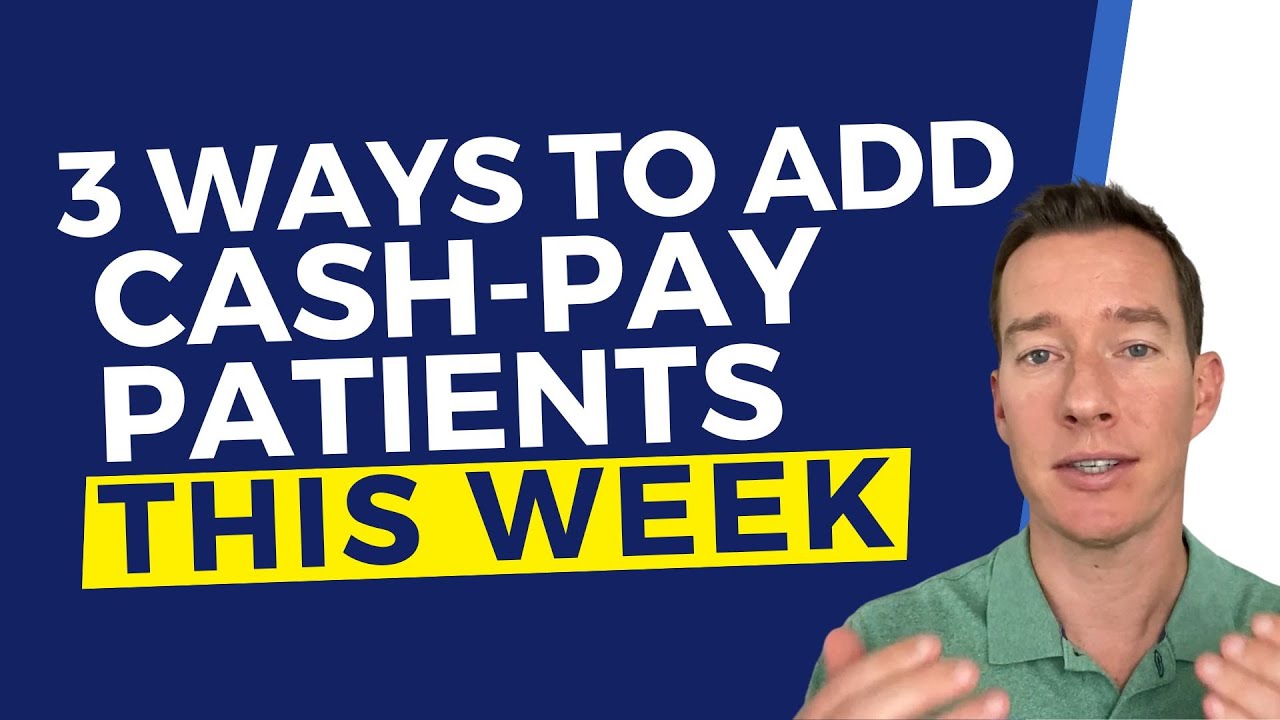 3 ways to get more cashpay patients on your practice’s schedule THIS