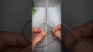 Micro Macrame Bracelet Tutorial #shorts #bracelet #macrame