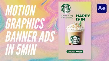 Motion Graphics Product Promo Video for Instagram in 5 Min | After Effects Tutorial