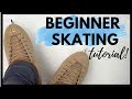 ICE SKATING FOR BEGINNERS! Skating Lesson