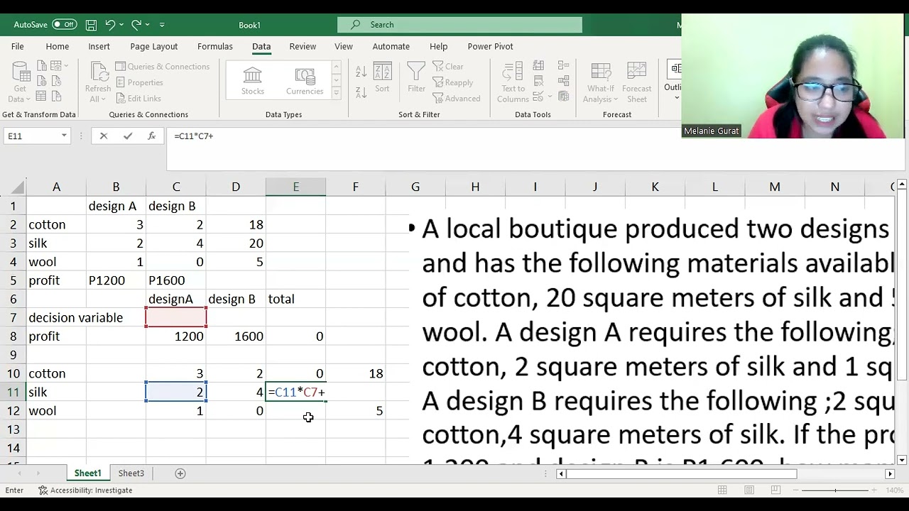generating Sensitivity Analysis using Microsoft Excel Solver