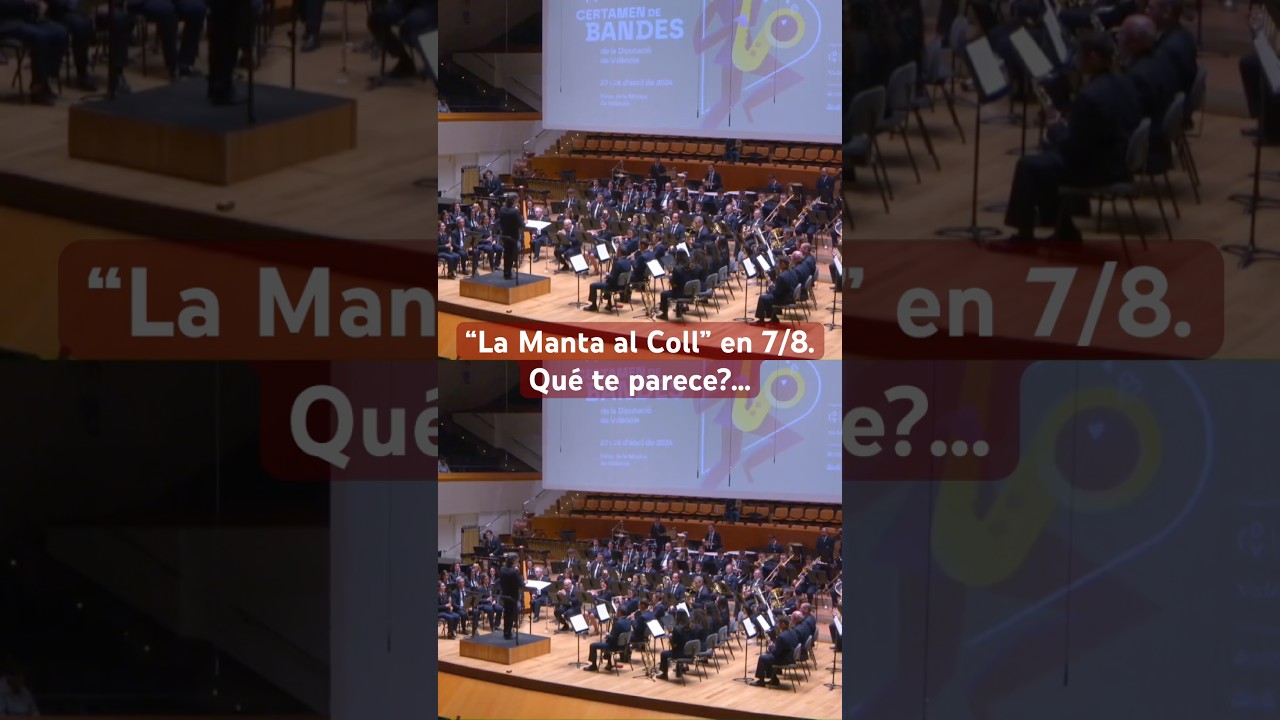 “La Manta al Coll” en 7/8…, qué te parece?…