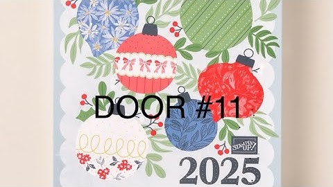 12 Days of Crafting Advent Calendar - Door # 11