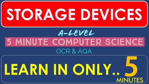 Tutorial 7. Storage Devices. RAM – ROM – SECONDARY – CLOUD – VIRTUAL MEMORY, CACHE - in 5 minutes!