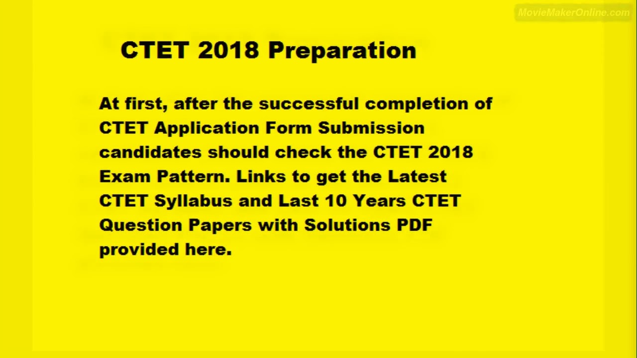 ctet.nic.in 2018 Application Form, CTET Online Form 2018 Apply Before Last Date