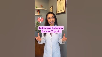 🦋 Iodine and Selenium for Your Thyroid!   #shorts #thyroidhealth #hashimotos