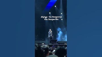 Afghan - Ku dengannya Kau dengan dia Live in Pestapora #pestapora #afgan #fypシ゚viral #trending