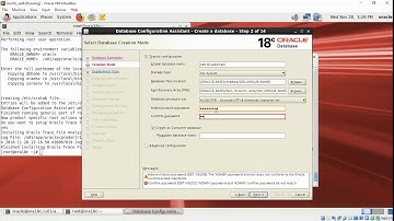 Create an Oracle Database with DBCA using Typical option -18cAdmin - 06
