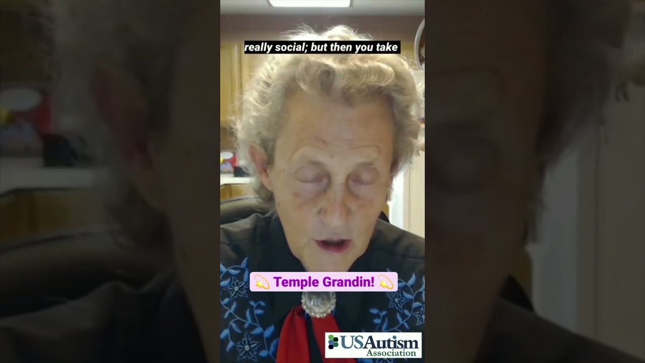 TEMPLE GRANDIN On THINKING BRAINS Vs EMOTIONAL Autism