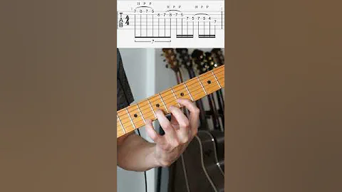 Fast legato lick to show off with