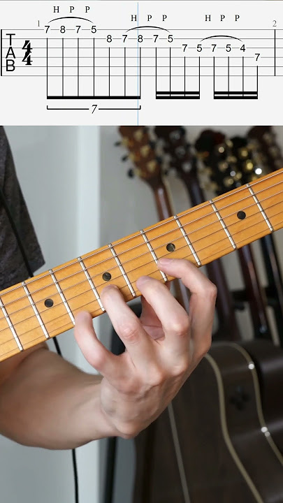 Fast legato lick to show off with