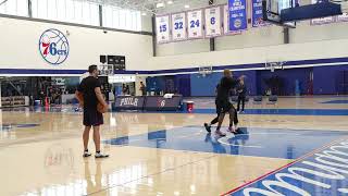 Sixers Practice | Quentin Grimes & Trendon Watford | 10.08.2025