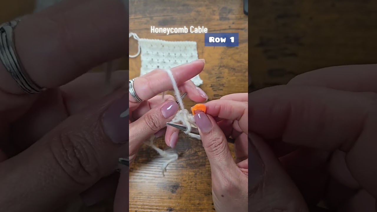 Плетение «соты» @loveandneedles 