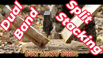 Dual Band Split Stacking:  Newest way in Seti Astro Suite to stack your Dual Band filter images!