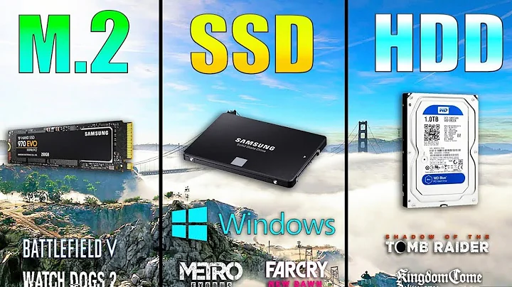 M.2 NVME vs SSD vs HDD Loading Windows and Games  || NVME M.2 VS SSD