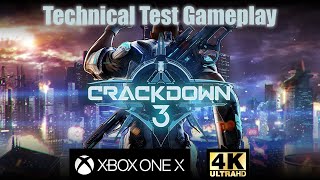 Crackdown 3 Technical Test Xbox One X 4K Agent Hunter Gameplay