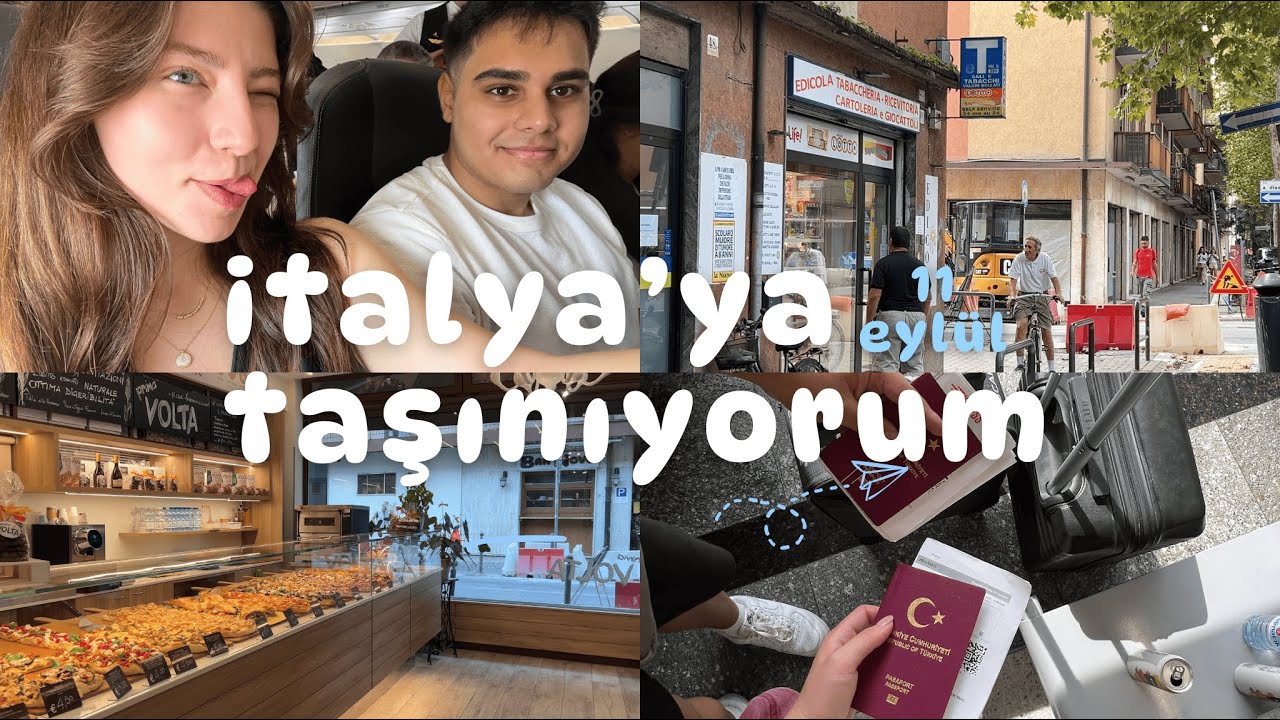 italya'ya taşınıyorum✈️| uçuş, ilk gün | italya VLOG