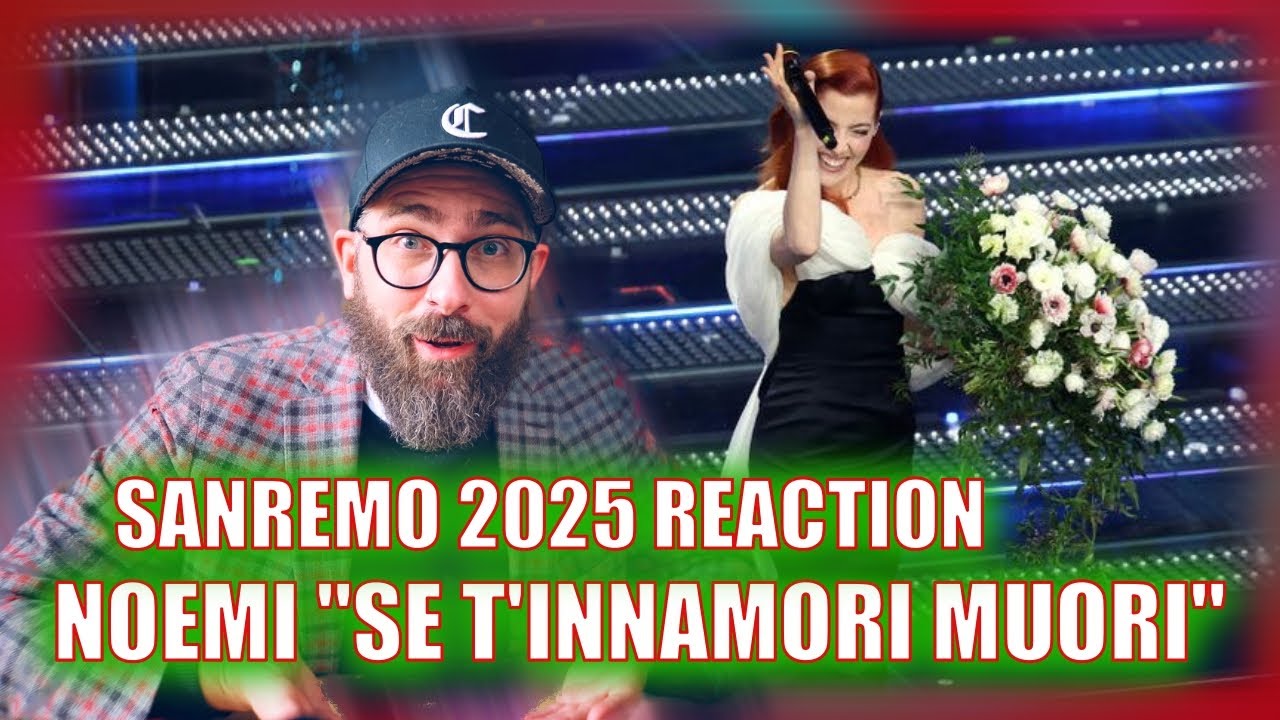 Professional reacts to Sanremo 2025 - Noemi 