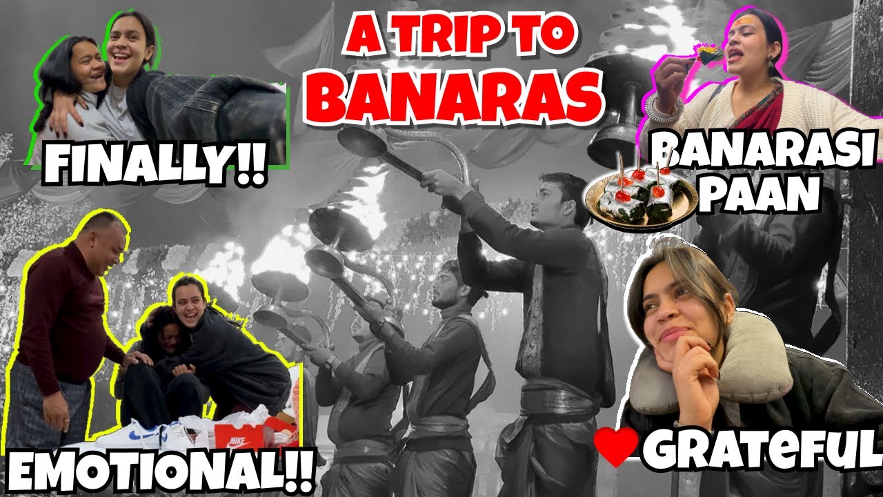 A family TRIP TO BANARAS🔱 | Surprised mikku!😱Got emotional, pinch me moments🥺| OhnoAbhilasha